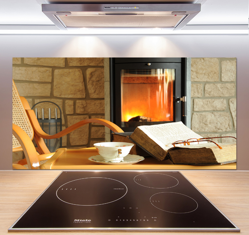 Cooker splashback Fireplace