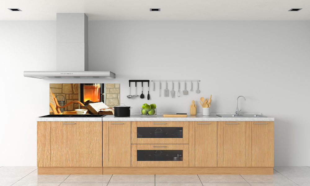 Cooker splashback Fireplace