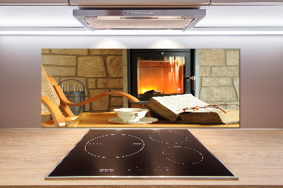 Cooker splashback Fireplace