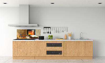 Cooker splashback Fireplace