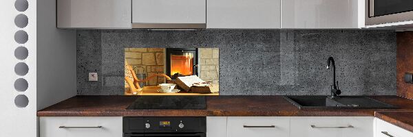 Cooker splashback Fireplace