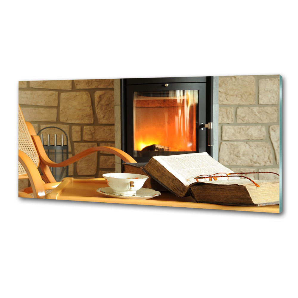 Cooker splashback Fireplace