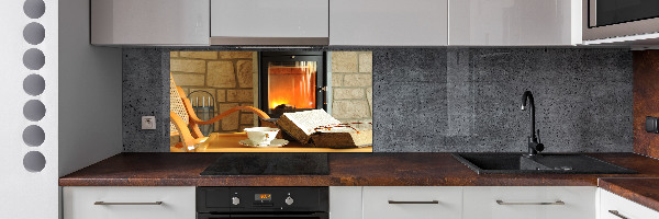 Cooker splashback Fireplace