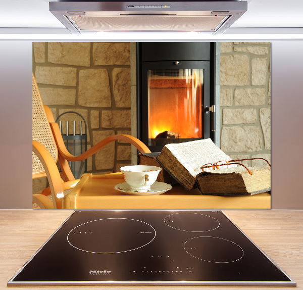 Cooker splashback Fireplace