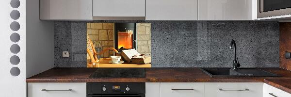 Cooker splashback Fireplace