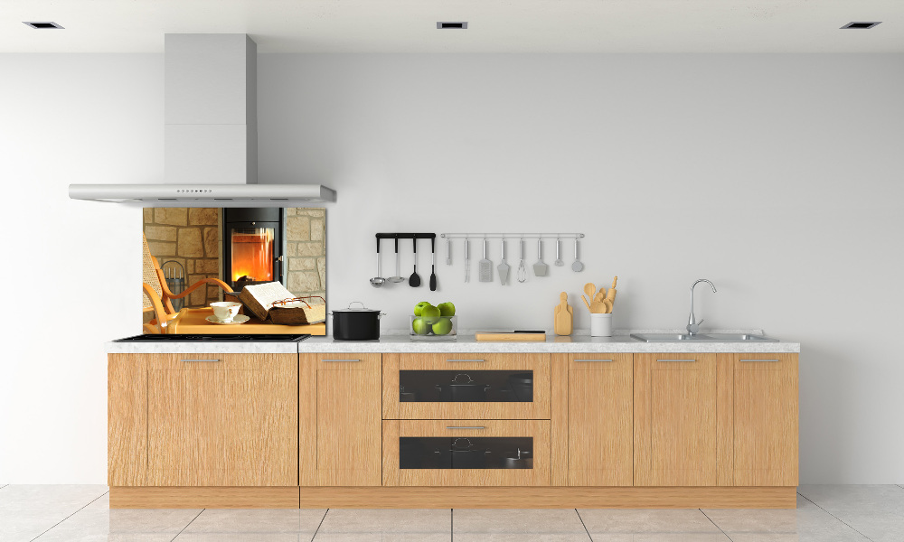 Cooker splashback Fireplace