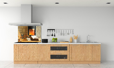 Cooker splashback Fireplace