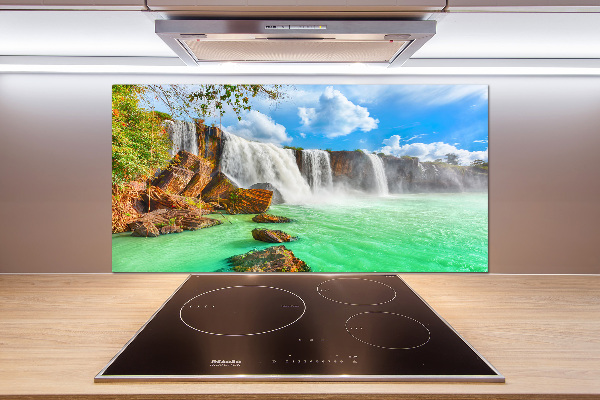 Cooker splashback Cascade