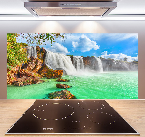 Cooker splashback Cascade