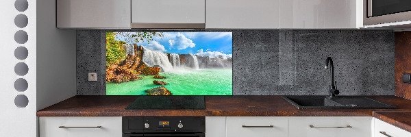 Cooker splashback Cascade