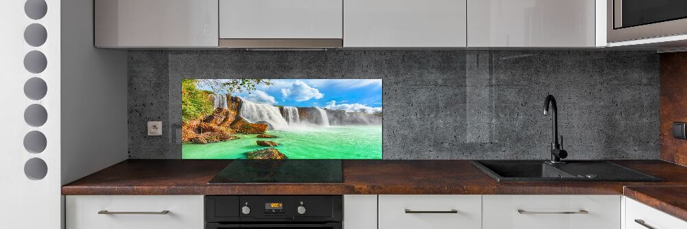 Cooker splashback Cascade