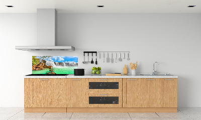 Cooker splashback Cascade