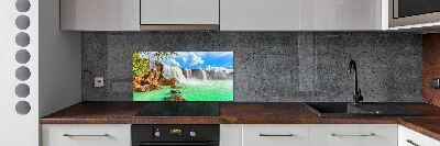 Cooker splashback Cascade