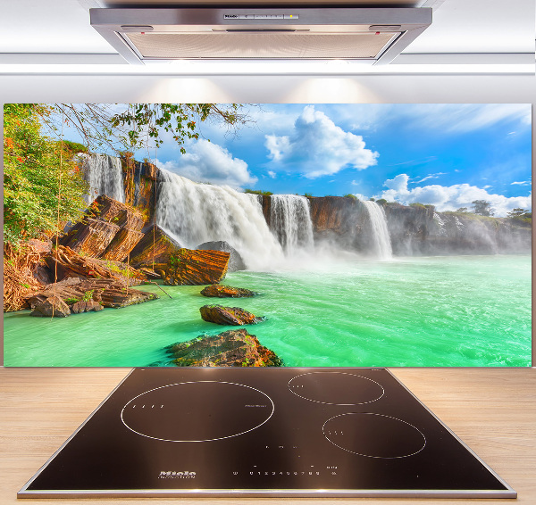 Cooker splashback Cascade