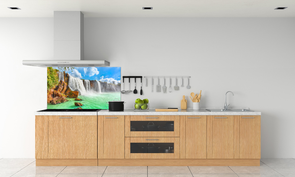 Cooker splashback Cascade