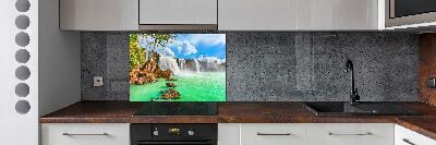 Cooker splashback Cascade