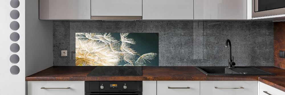 Hob splashback Dandelion seeds