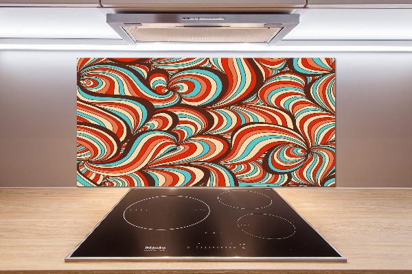 Cooker splashback Rotating pattern