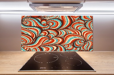 Cooker splashback Rotating pattern