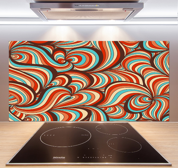 Cooker splashback Rotating pattern