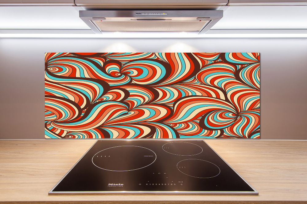 Cooker splashback Rotating pattern