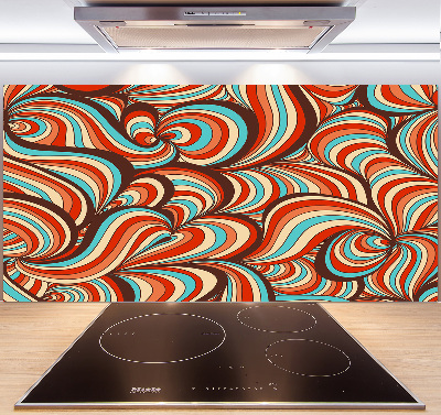 Cooker splashback Rotating pattern