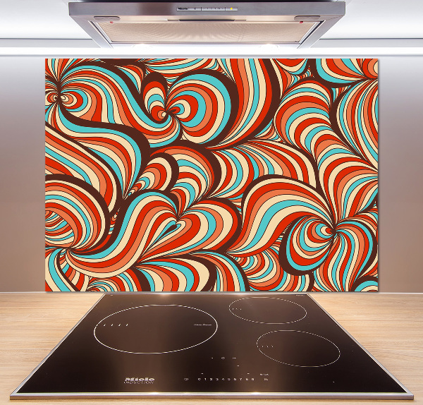 Cooker splashback Rotating pattern