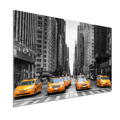 Cooker splashback New York taxis