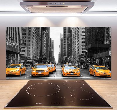 Cooker splashback New York taxis