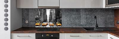 Cooker splashback New York taxis