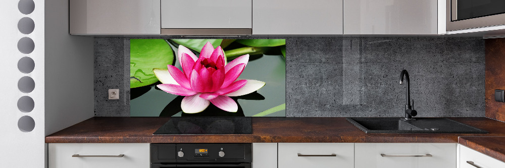 Kitchen wall panels water lily