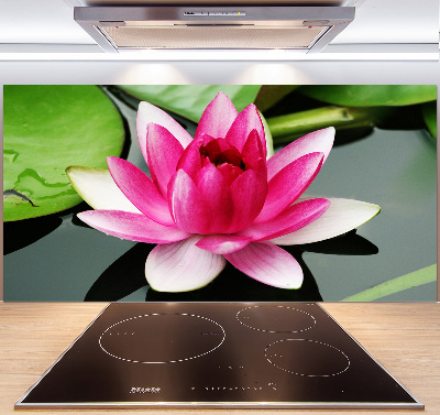 Kitchen wall panels water lily