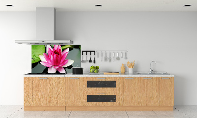 Kitchen wall panels water lily