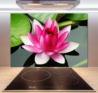 Kitchen wall panels water lily