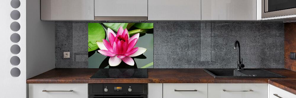 Kitchen wall panels water lily