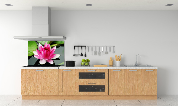 Kitchen wall panels water lily