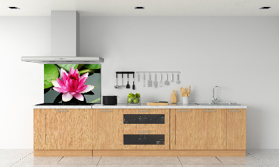 Kitchen wall panels water lily