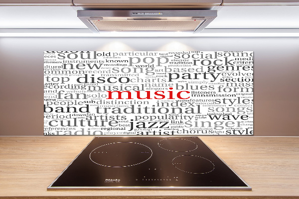 Cooker splashback Musical genres