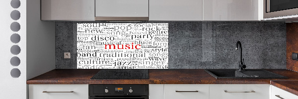 Cooker splashback Musical genres