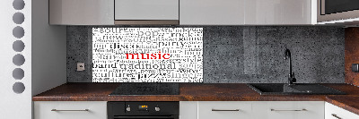 Cooker splashback Musical genres