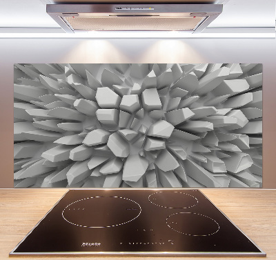 Cooker splashback 3D abstraction