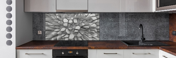 Cooker splashback 3D abstraction