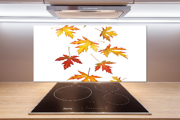 Kitchen wall panels Autumn leaves