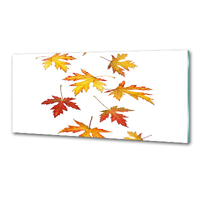 Kitchen wall panels Autumn leaves