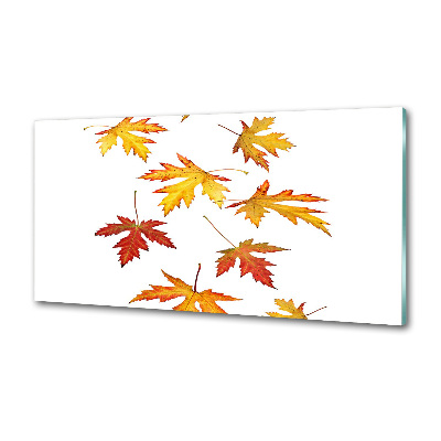 Kitchen wall panels Autumn leaves