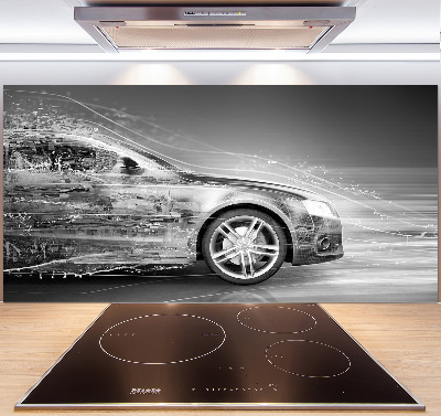 Cooker splashback Rushing