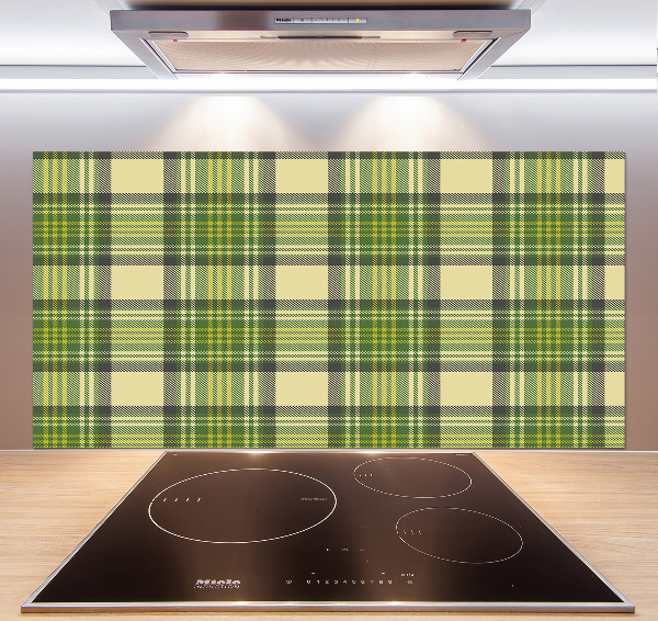 Cooker splashback Green grille