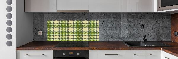 Cooker splashback Green grille