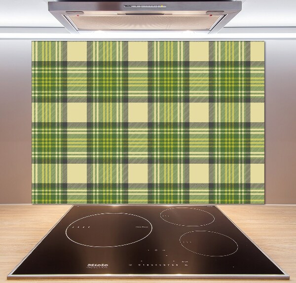 Cooker splashback Green grille