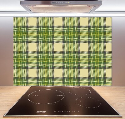 Cooker splashback Green grille